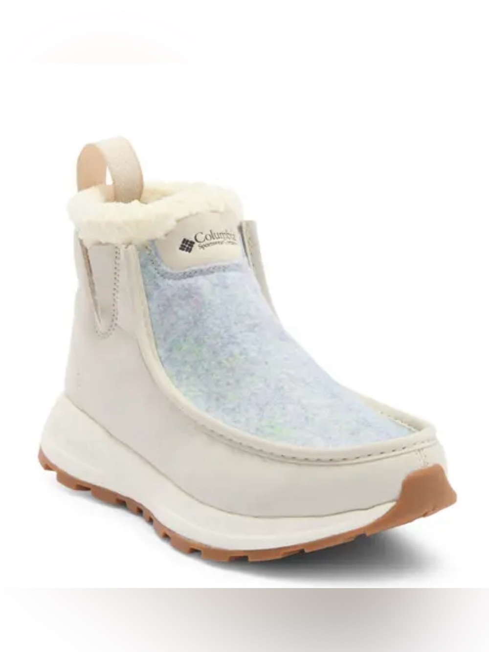 Columbia Landroamer Crozy Boots Cream/Soft
Blue Wool Women’s Size: 8